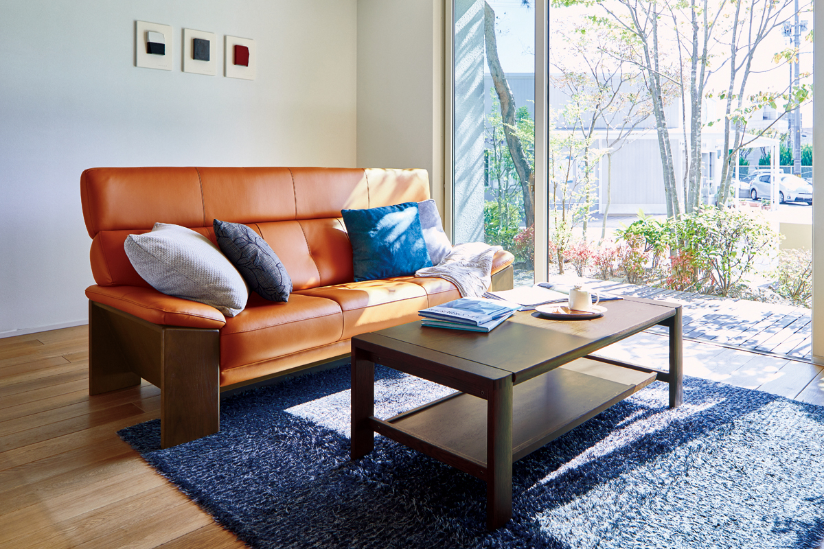 寝ても座っても寛げる最高級仕様のハイバックソファ ｜No.7200ソファ  