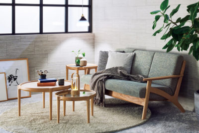 チコ　浜本工芸　ダイニングソファ ひとつで二役。空間にゆとりを持たらす省スペース設計。｜No.3000