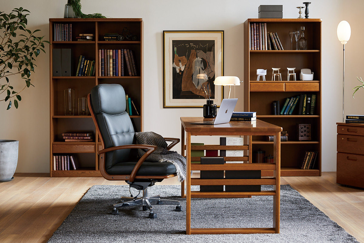 No.2000デスクユニット｜書斎デスク｜製品一覧｜浜本工芸株式会社 