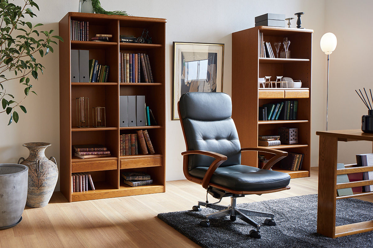洗練されたデザインと快適性の追求の書斎椅子 DSA-5800｜書斎椅子