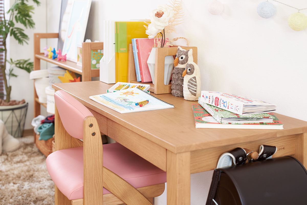 GMGN275浜本工芸 / HAMAMOTO 学習机 勉強机 楢材 ナチュラル