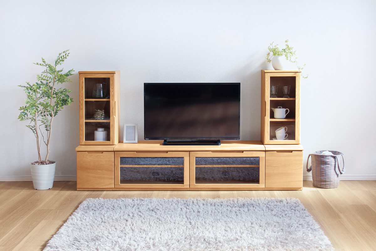 N528☆森田工芸製☆ハイテレビボード☆幅1550mm