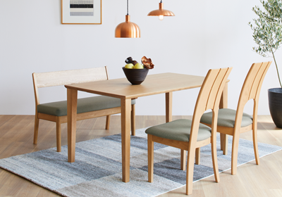 無駄を削ぎ落したシャープなシルエットDT-7600｜ダイニングテーブル  