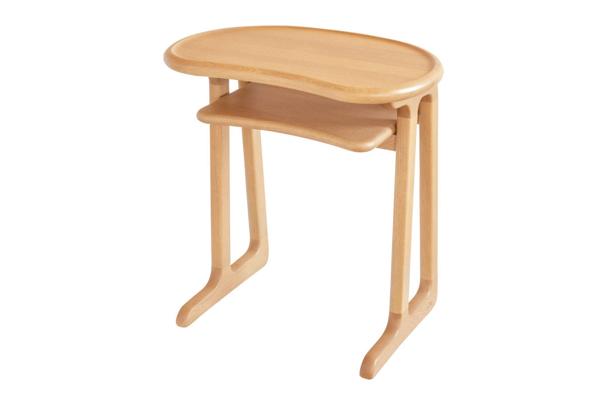 廃盤品/レア】unico なつかしく breathシリーズ サイドテーブル 