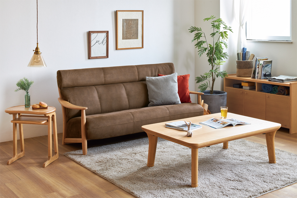 座り心地の良いコンパクトソファ｜No.2900ソファ｜製品一覧｜浜本工芸 