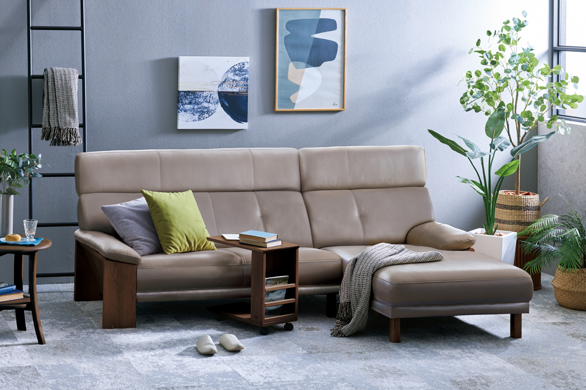 寝ても座っても寛げる最高級仕様のハイバックソファ ｜No.7200ソファ  