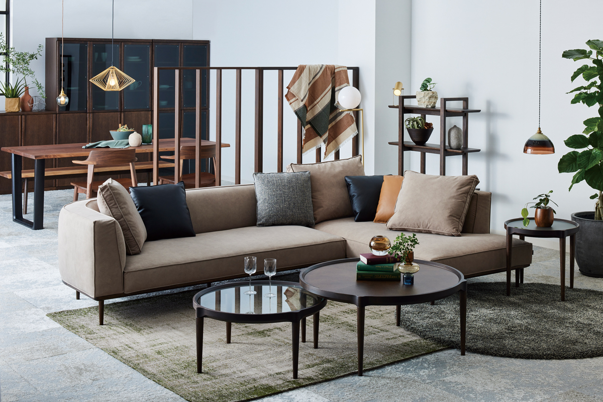 あなたの暮らしにフィットしたスタイルがつくれます。｜No.6000ソファ  