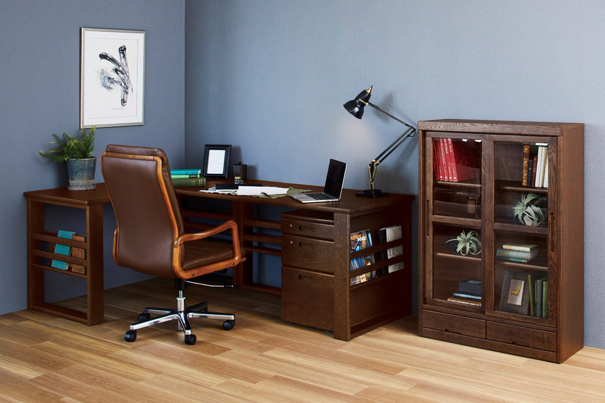 No.2000デスクユニット｜書斎デスク｜製品一覧｜浜本工芸株式会社 