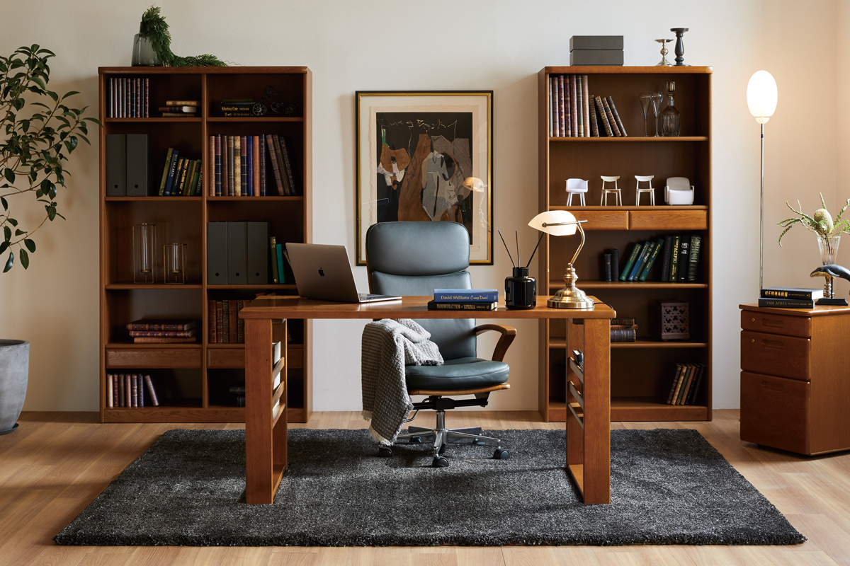 No.2000デスクユニット｜書斎デスク｜製品一覧｜浜本工芸株式会社 