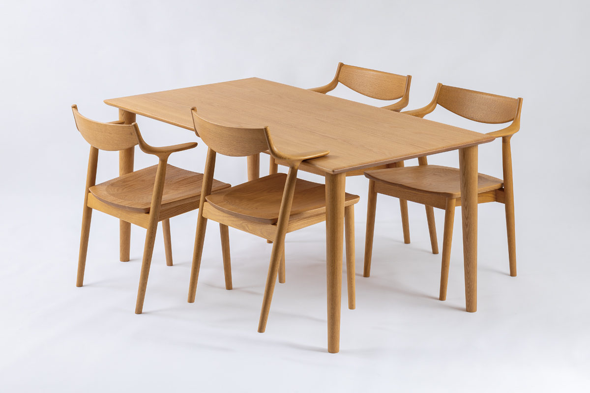 （4/4）浜本工芸 楢材 ナラ材 オーク材 ダイニングチェア ※i1※ 3⁄4）浜本工芸 楢材 ナラ材 オーク材 ダイニングチェア \u203bi1\u203b 3⁄