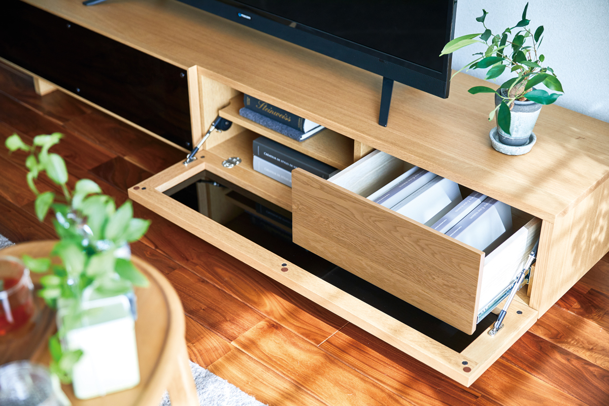 異素材を調和させた高級感のあるTVボード No.6500｜TVボード｜製品一覧 